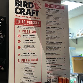 Bird Craft - Menu - Thai Near Me - Frisco, Colorado Bird Craft - Menu - Thai Near Me - Frisco, Colorado