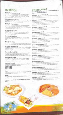 Menu photo 2 Las Palmitas 2 Colorado Springs, CO