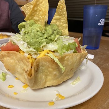 La Puente Restaurant - Taco salad with ground beef - Mexican Near Me - South Salt Lake, Utah