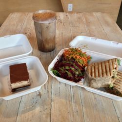 Buddha-Full Northwoods - Caesar Butler Chicken Wrap, Tiramisu, Iced Soul Starter Latte