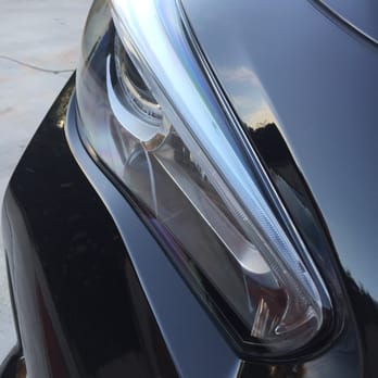 Clear Bra Pro - Close up of my front left headlight - Auto Repair Near Me Clear Bra Pro - Close up of my front left headlight - Auto Repair Near Me