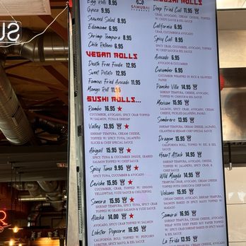 Samurai Sombrero - Menu - Sushi Bars Near Me - Tucson, Arizona