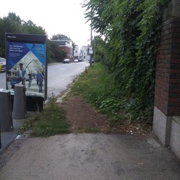 Where the sidewalk ends.