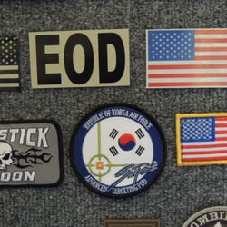 Attention Ink - Many different types of customized patches - PVC, reflective, non-reflective, digitally printed, and embroidered.
