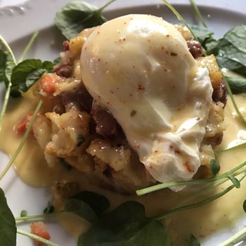The Cavalier - Hash with poached egg was amazing - New American Near Me - San Francisco, California