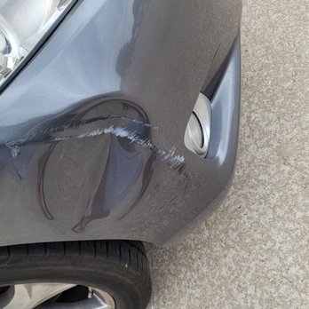 RepairBros Garage - Before dent in car and the after. - Body Shops Near Me RepairBros Garage - Before dent in car and the after. - Body Shops Near Me