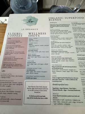 Menu photo 2 LS Organics Tampa, FL Menu photo 2 LS Organics Tampa, FL