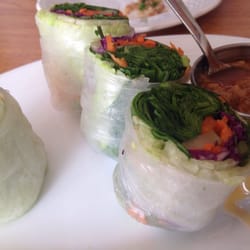 Yummy Thai Restaurant - Salad rolls with peanut sauce