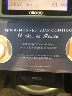 Menu photo 2 Starbucks Zapopan, JAL
