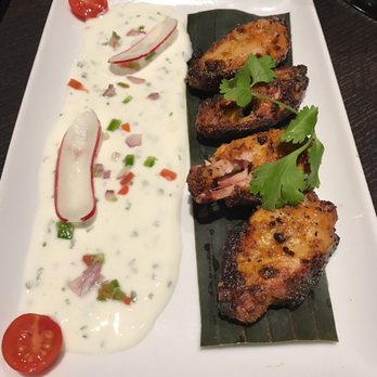 Saffron - masala chicken winglets ($11) 12.20.16 - Indian Near Me - San Carlos, California