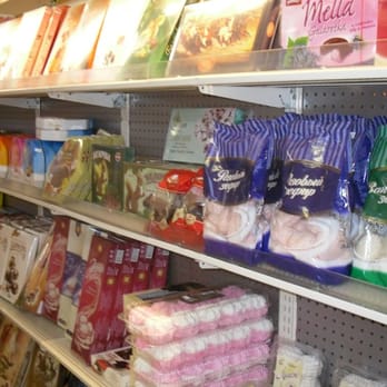 Teremok Grocery Store - Looks exciting, but all the items on this shelf are expired =( - Specialty Food Near Me - Sacramento, California