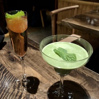 Cha-An - Momo cocktail and matcha kahlua - Japanese Near Me - New York, New York