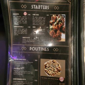 Showtime Bistro - Menu - Burgers Near Me - Toronto, Ontario