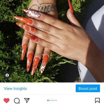 Mystyk Eye Nails - Hand painted designs!
Stiletto Halloween acrylic set! - Nail Salons Near Me - El Paso, Texas Mystyk Eye Nails - Hand painted designs!
Stiletto Halloween acrylic set! - Nail Salons Near Me - El Paso, Texas