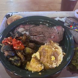 Smoked Prime Rib Plate