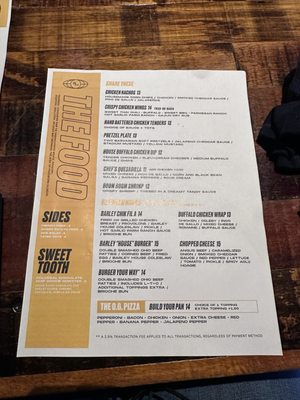 Menu photo 7 Barley House Cleveland, OH