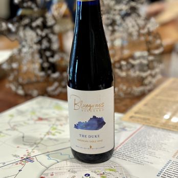 Bluegrass Vineyard - The Duke. I bought a bottle of this $13 - Wine Tasting Room Near Me - Smiths Grove, Kentucky