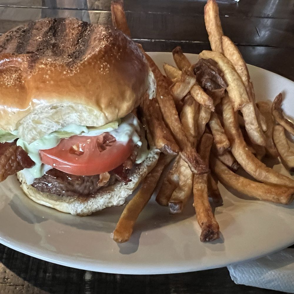 The burger of the day. (Can't. Recall the name) very delicious