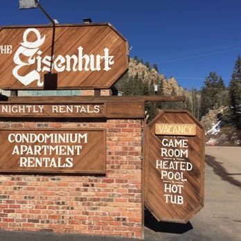 Eisenhut Condominiums Apts - Look for this sign - Condominiums Near Me - Red River, New Mexico