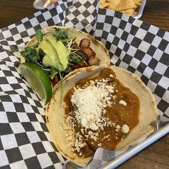 Tumwater Taco - Pork belly taco and Mushroom Tinga taco - Mexican Near Me - Tumwater, Washington