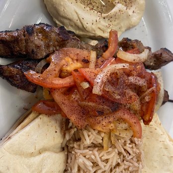 Santorini - Lamb Kabobs - Greek Near Me - Las Cruces, New Mexico Santorini - Lamb Kabobs - Greek Near Me - Las Cruces, New Mexico