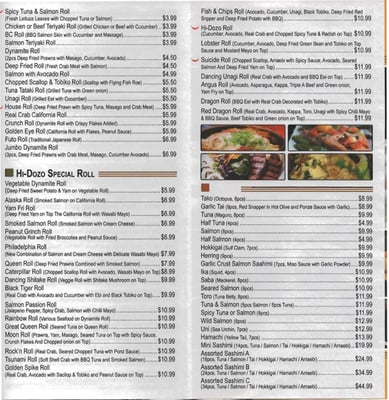 Hi Dozo Sushi by null