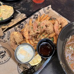 Hot Honey Fried Shrimp