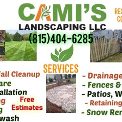 Cami's Landscaping - Services provided