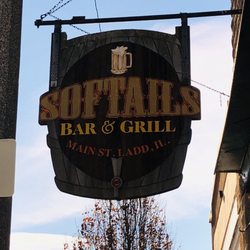 Softails Bar And Grill - Their main sign