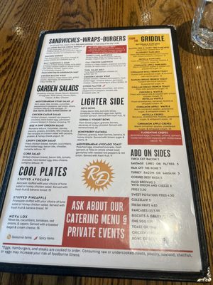 Menu photo 8 Rise n Dine Wheeling, IL