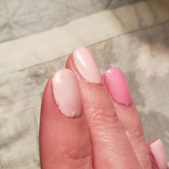 Ispa Nails - Thick, oddly surfaced gel. - Waxing Near Me - Coeur D'Alene, Idaho