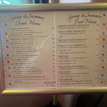 Mansion Society - Spring and Summer menu! - Coffee & Tea Near Me - Indianapolis, Indiana Mansion Society - Spring and Summer menu! - Coffee & Tea Near Me - Indianapolis, Indiana