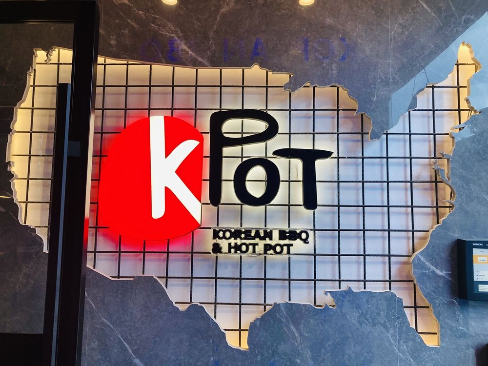 KPOT Korean BBQ & Hot Pot Lobby Sign Yelp
