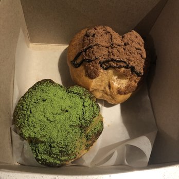 Chicha Restaurant - Chocolate&Matcha Puffs - Desserts Near Me - Montreal, Quebec