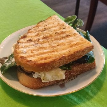 Pickles Cafe - 1/2 grilled Portebello Mushroom panini - Cafes Near Me - Columbia City, Indiana Pickles Cafe - 1/2 grilled Portebello Mushroom panini - Cafes Near Me - Columbia City, Indiana