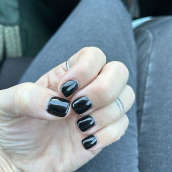 Gallery Nails Bar - Hard gel builder with black gel overlay by Vee! - Nail Salons Near Me - Queen Creek, Arizona Gallery Nails Bar - Hard gel builder with black gel overlay by Vee! - Nail Salons Near Me - Queen Creek, Arizona
