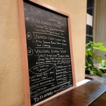Hibino - The ever changing menu board of daily obanzai or Kyoto style appetizers. - Japanese Near Me - Brooklyn, New York Hibino - The ever changing menu board of daily obanzai or Kyoto style appetizers. - Japanese Near Me - Brooklyn, New York