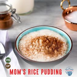 The Great Greek Mediterranean Grill - Gilbert, AZ - Mom's Rice Pudding -  Traditional Recipe with Vanilla and Cinnamon (Vegetarian & Gluten Free)