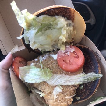McDonald's - Supposed to a chicken sandwich...???? - Burgers Near Me - Kailua, Hawaii