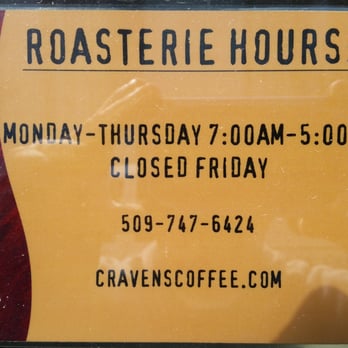 Craven's Coffee Company - a close up of a sign - Coffee Roasteries Near Me - Spokane, Washington Craven's Coffee Company - a close up of a sign - Coffee Roasteries Near Me - Spokane, Washington