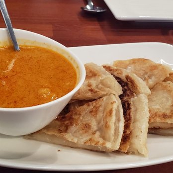 Burma Burma - Palata with chicken coconut curry - Burmese Near Me - Dublin, California Burma Burma - Palata with chicken coconut curry - Burmese Near Me - Dublin, California