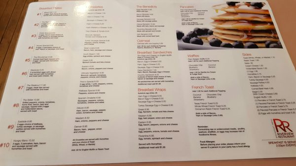 Menu photo 4 Riverview Restaurant Billerica, MA