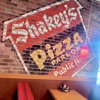 Shakey's Pizza Parlor - The iconic brick wall and Shakey's sign - Pizza Near Me - Temecula, California Shakey's Pizza Parlor - The iconic brick wall and Shakey's sign - Pizza Near Me - Temecula, California