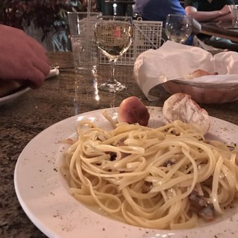 Mama Louise - Delicious fettuccine and clam sauce with the little wine glasses. the portioning is smaller for a higher price.. - Italian Near Me - Centennial, Colorado Mama Louise - Delicious fettuccine and clam sauce with the little wine glasses. the portioning is smaller for a higher price.. - Italian Near Me - Centennial, Colorado