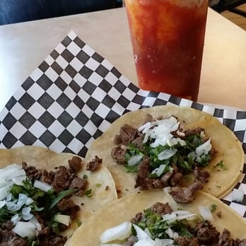 Tortas & Bionicos Nice - Asada tacos and a large mango iced drink. - Mexican Near Me - Santa Ana, California Tortas & Bionicos Nice - Asada tacos and a large mango iced drink. - Mexican Near Me - Santa Ana, California