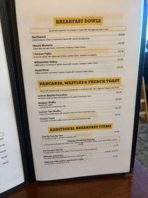 Menu photo 2 Six Corners Cafe Portland, OR Menu photo 2 Six Corners Cafe Portland, OR