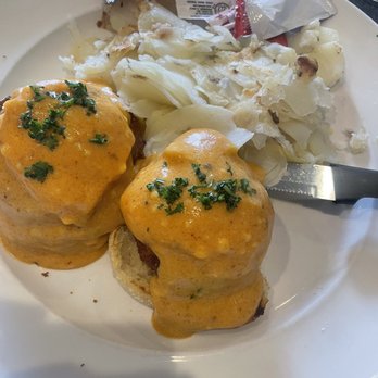 The Trails Eatery - crab cake benedict - Breakfast & Brunch Near Me - San Diego, California The Trails Eatery - crab cake benedict - Breakfast & Brunch Near Me - San Diego, California
