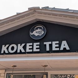 Kokee Tea - Sign above the order counter
