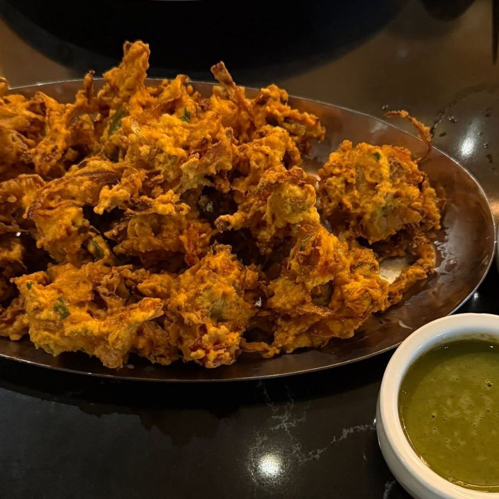 Naan - Vegetable pakora - Indian Near Me - Mount Pleasant, South Carolina