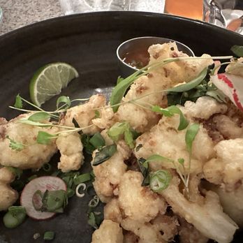 Birdies - Cauliflower bites with Thai chili sauce on the side. - Salad Near Me - Burnaby, British Columbia Birdies - Cauliflower bites with Thai chili sauce on the side. - Salad Near Me - Burnaby, British Columbia